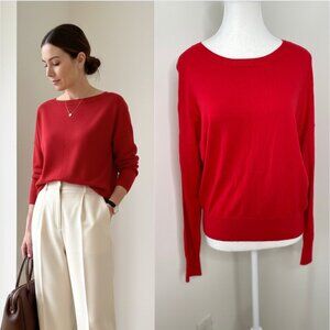 Tristan Italian Yarn Lightweight Crew Sweater S